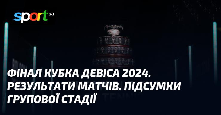 Фінал Кубка Девіса 2024: Результати поєдинків та огляд групового етапу.