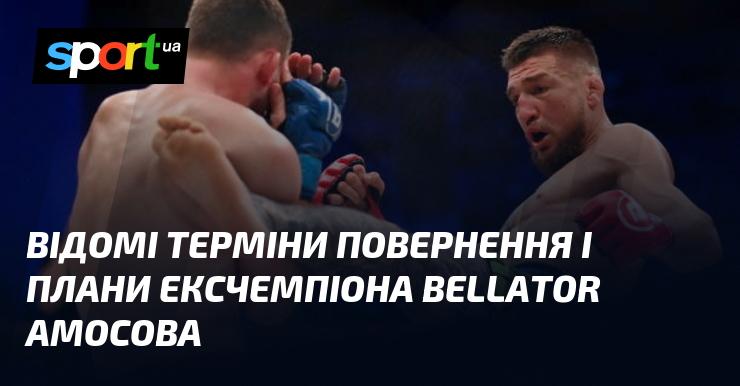 Відомі строки повернення та майбутні плани екс-чемпіона Bellator Амосова.